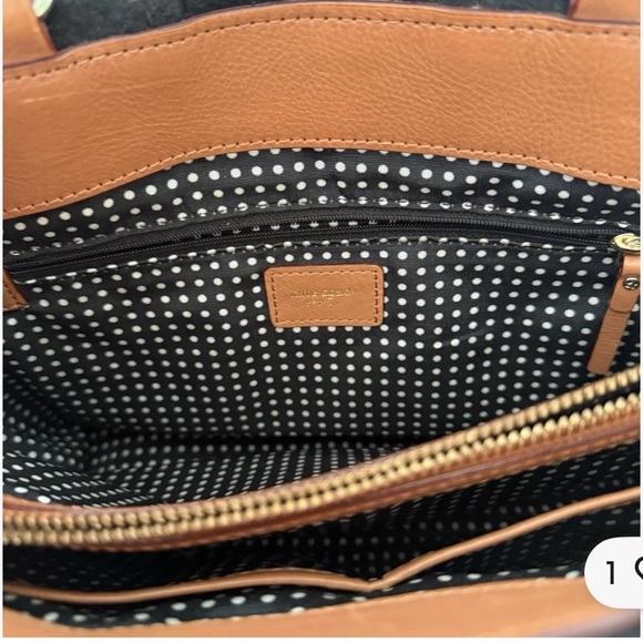 Kate Spade Kate Quinn Whistler Vintage Black Wool And Leather Toggle Tote bag - Picture 15 of 16